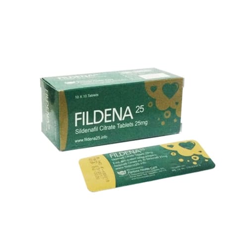Fildena 25 Is the Most Preferred Erectile Dysfunction Medication